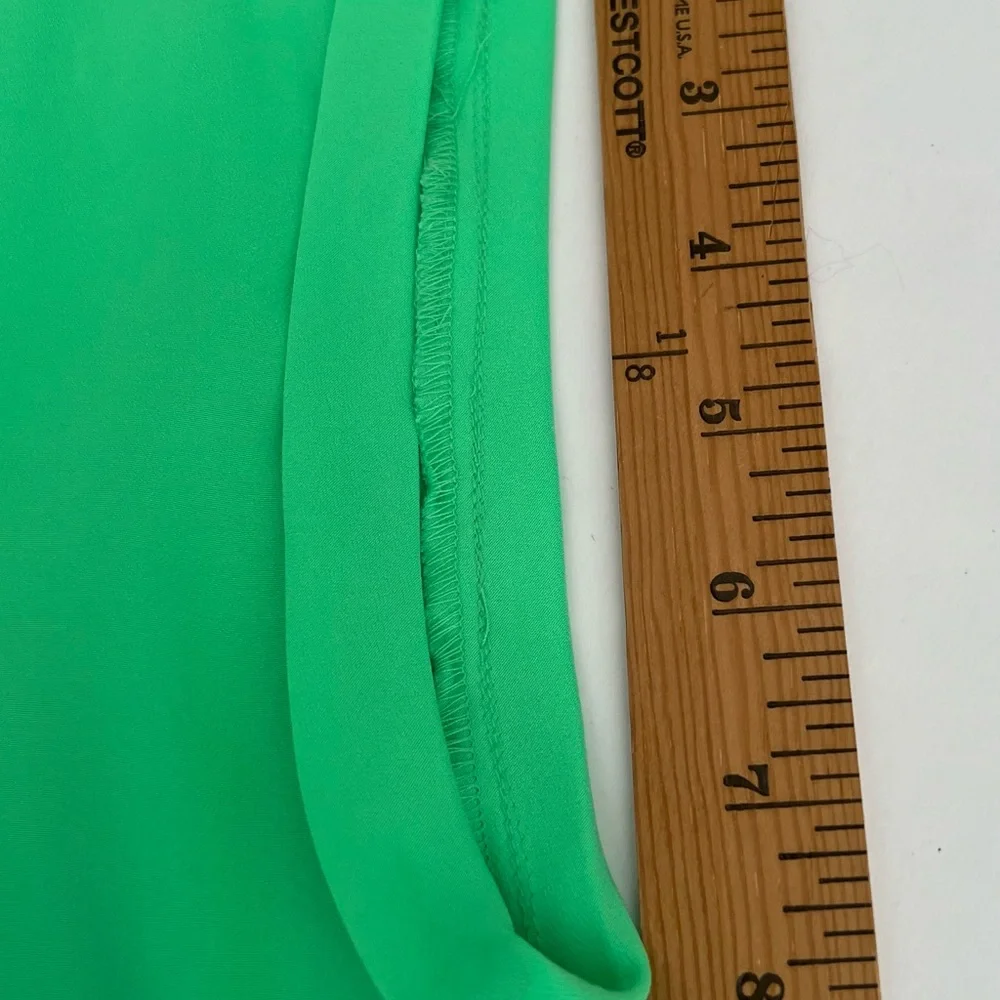 J. Crew Women Size 6 Kelley Green Sleeveless Pullover Oversized Blouse Top